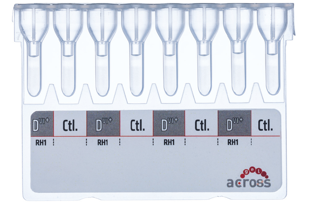 Cartela Across Gel<sup>®</sup>  Anti-D<sup>vı+</sup>